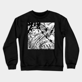 Razor wire zombie Crewneck Sweatshirt